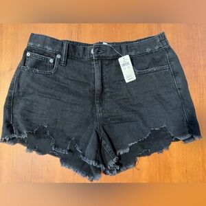 Aerie Charcoal Denim Shorts